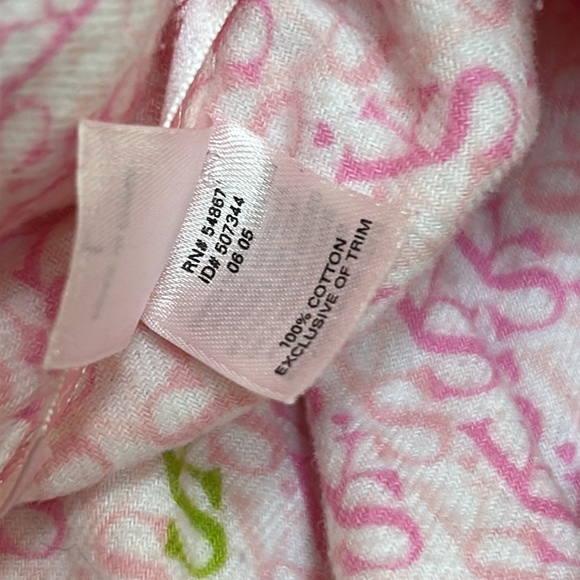 Medium Victoria’s Secret 100% cotton pajama top button down flannel - Picture 4 of 5